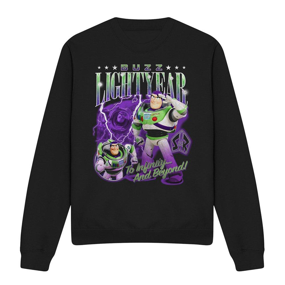 Black - Disney - Toy Story Buzz Lightyear Homage Sweatshirt Black - 4