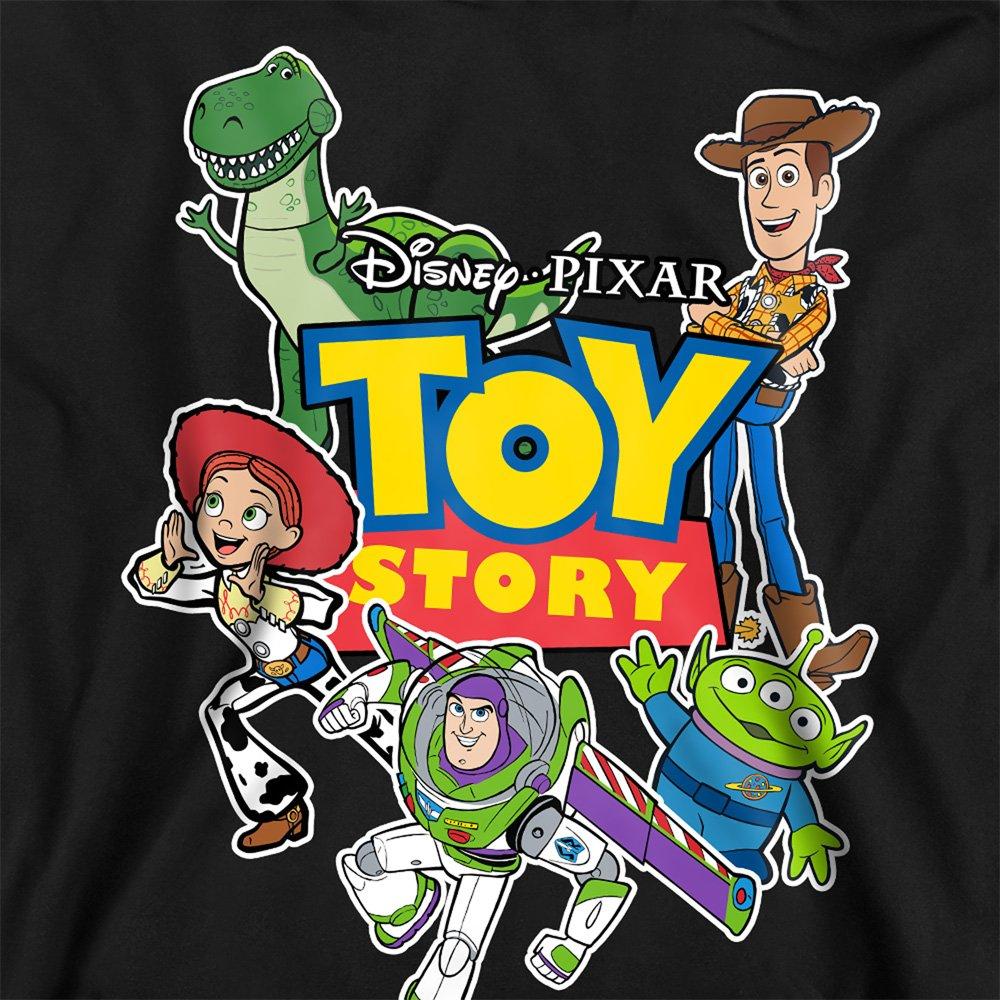 Black - Disney - Toy Story Character Cut Outs Sweatshirt Black - 2