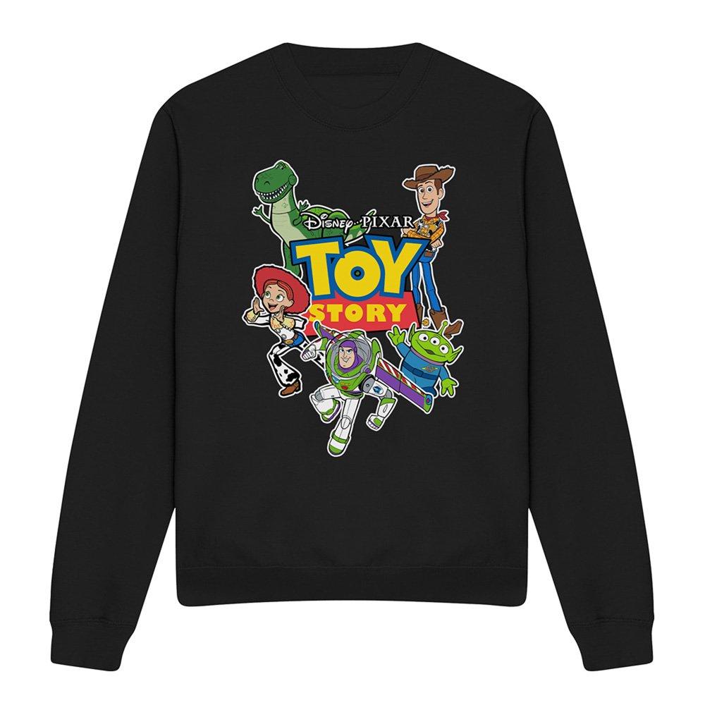 Black - Disney - Toy Story Character Cut Outs Sweatshirt Black - 4