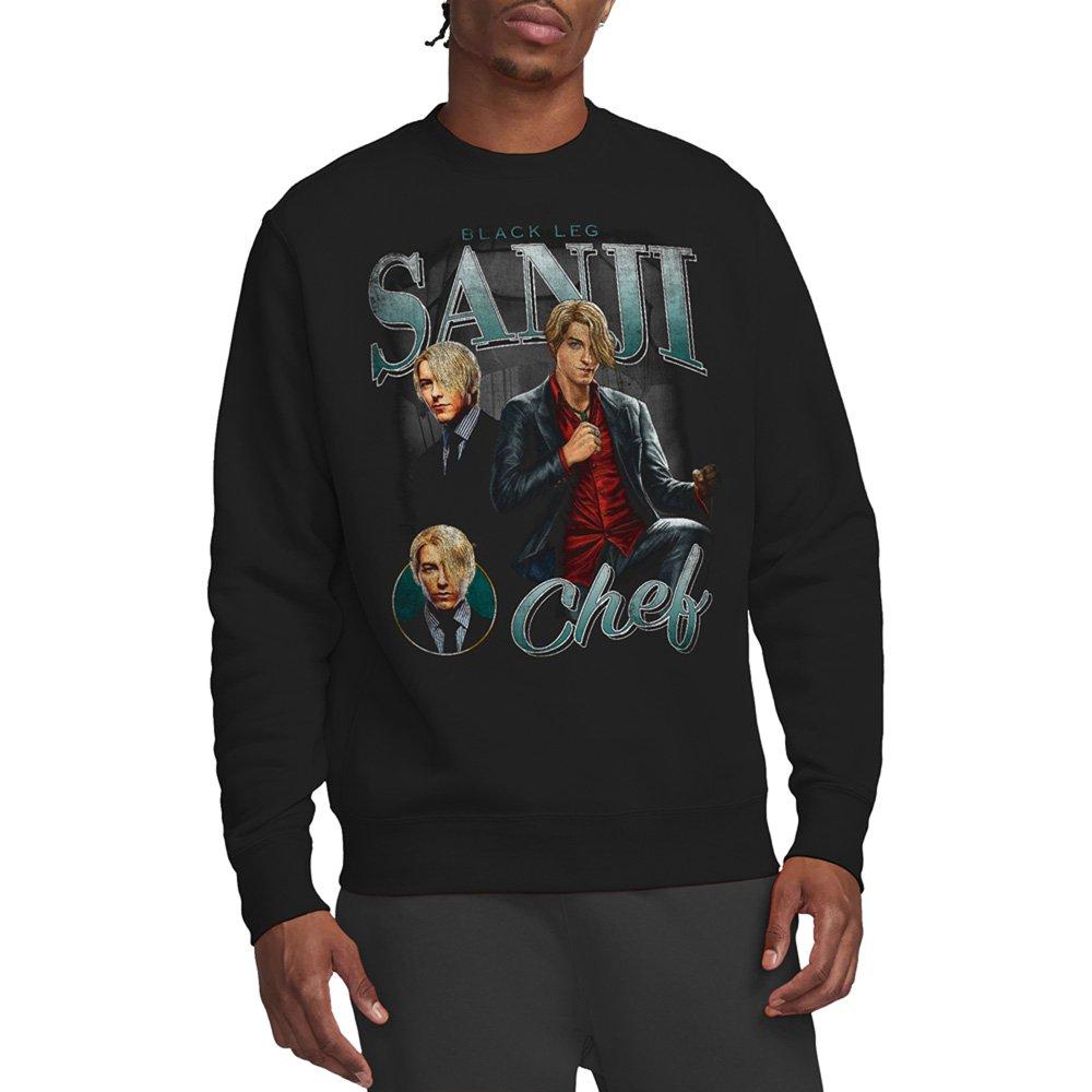 Black - One Piece - One Piece Sanji Homage Sweatshirt Black - 1