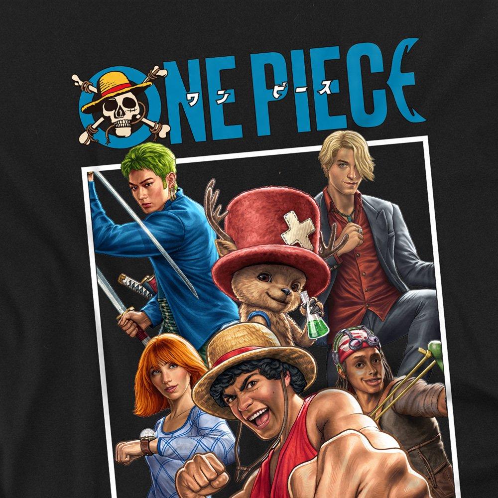 Black - One Piece - One Piece Group Box Kids Sweatshirt Black - 2