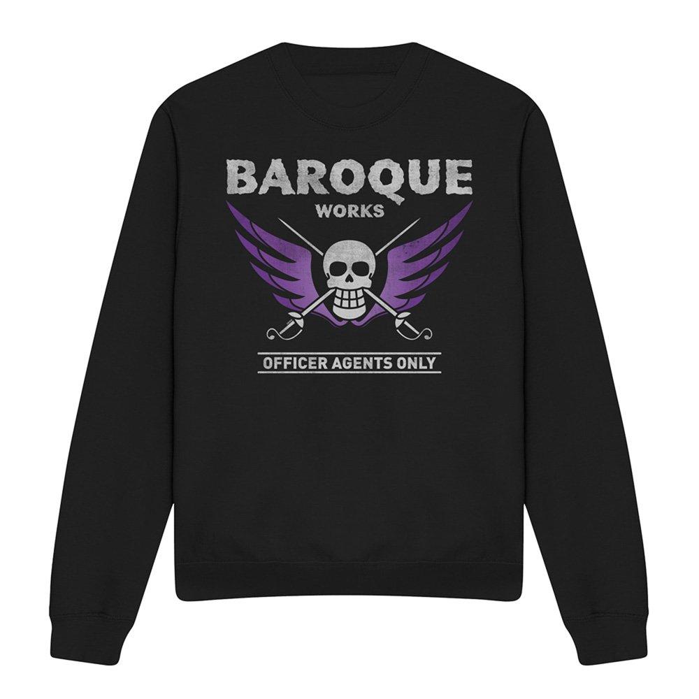 Black - One Piece - One Piece Baroque Works Agent Sweatshirt Black - 4