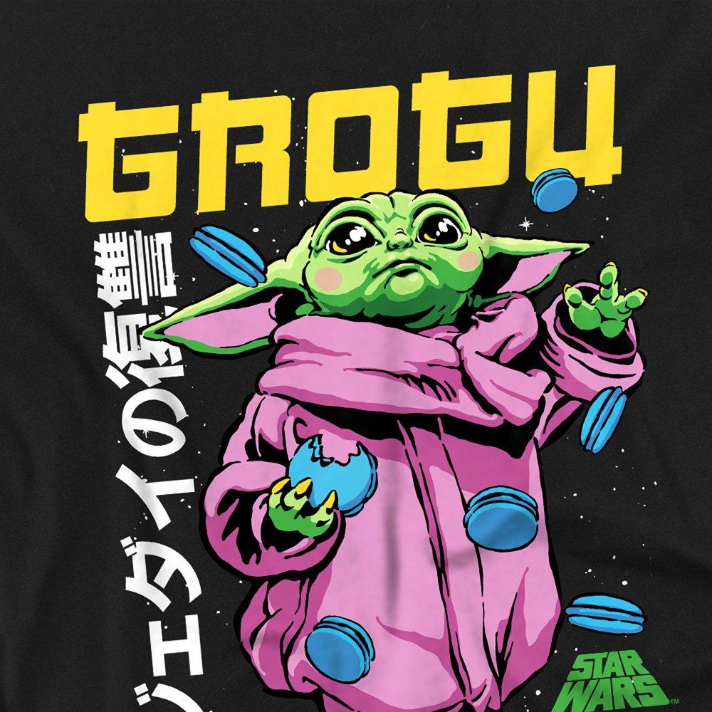 Black - Star Wars - The Mandalorian Grogu Neon Macarons Kids Sweatshir - 2