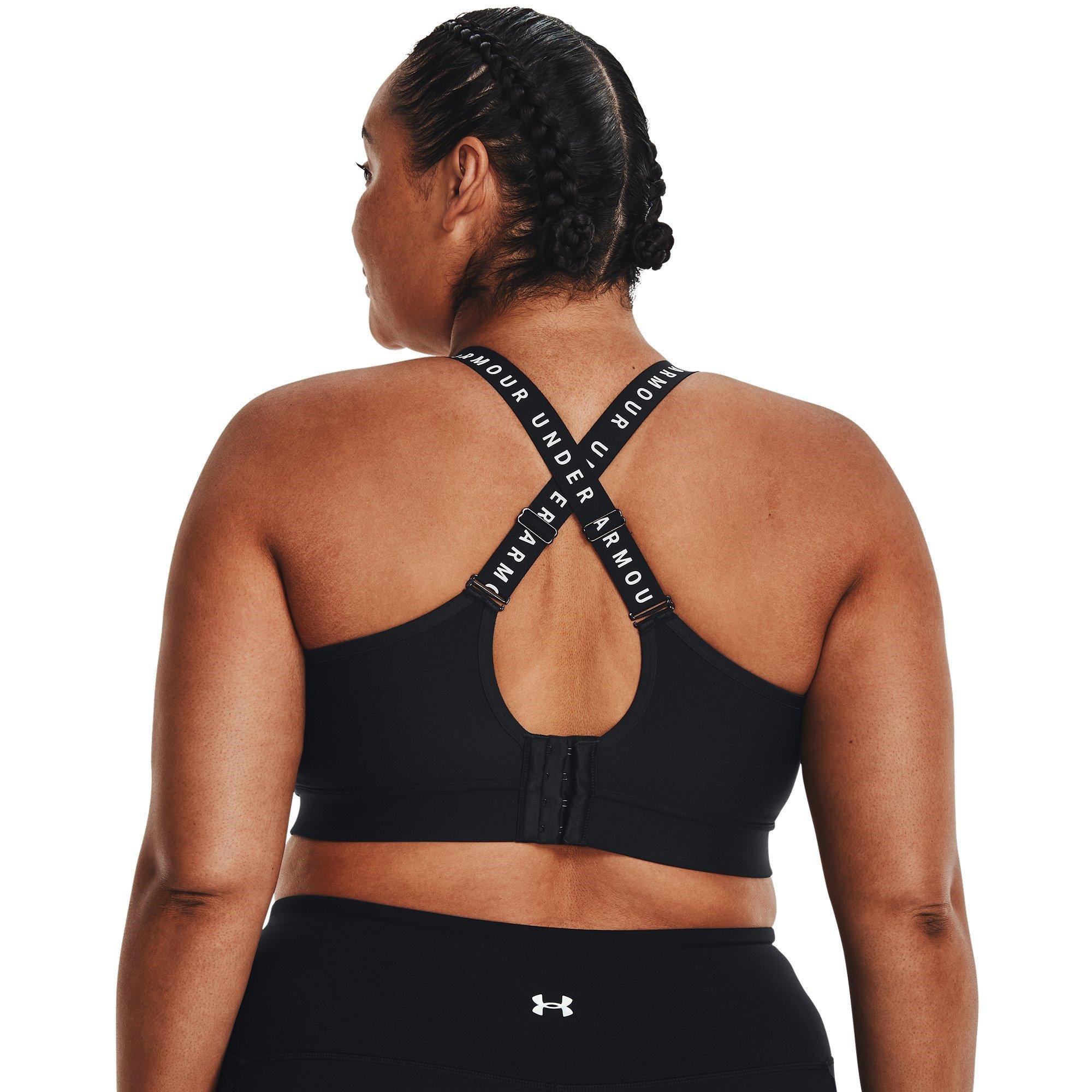 Zwart - Under Armour - Ua Infinity Mid Covered& Medium Impact Sports Bra Womens - 3