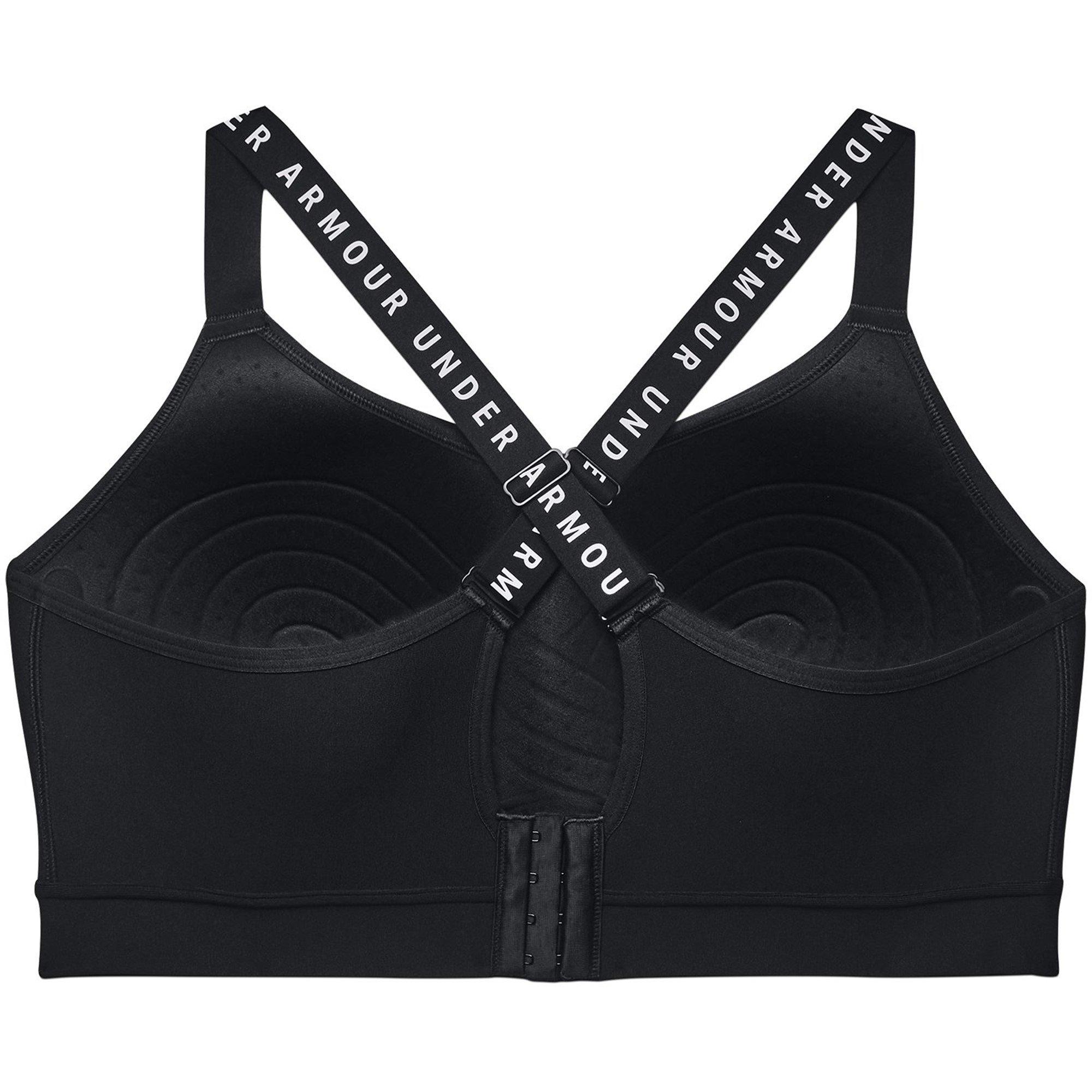 Zwart - Under Armour - Ua Infinity Mid Covered& Medium Impact Sports Bra Womens - 4