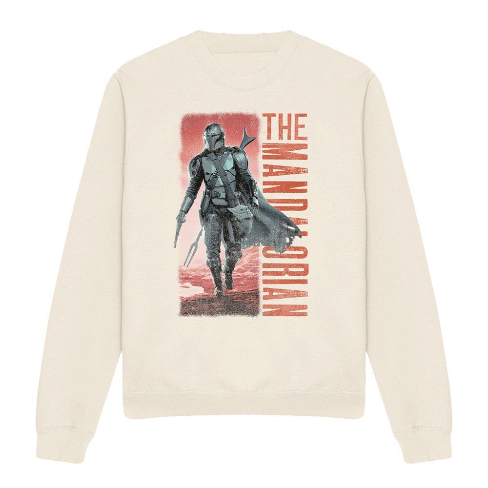 Beige - Star Wars - The Mandalorian Cowboy Hunter Sweatshirt Natural - 4