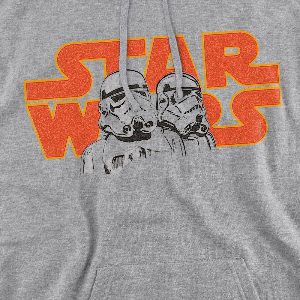 Grey - Star Wars - Star Wars Trooper Pair Mens Pullover Hoodie Grey - 2