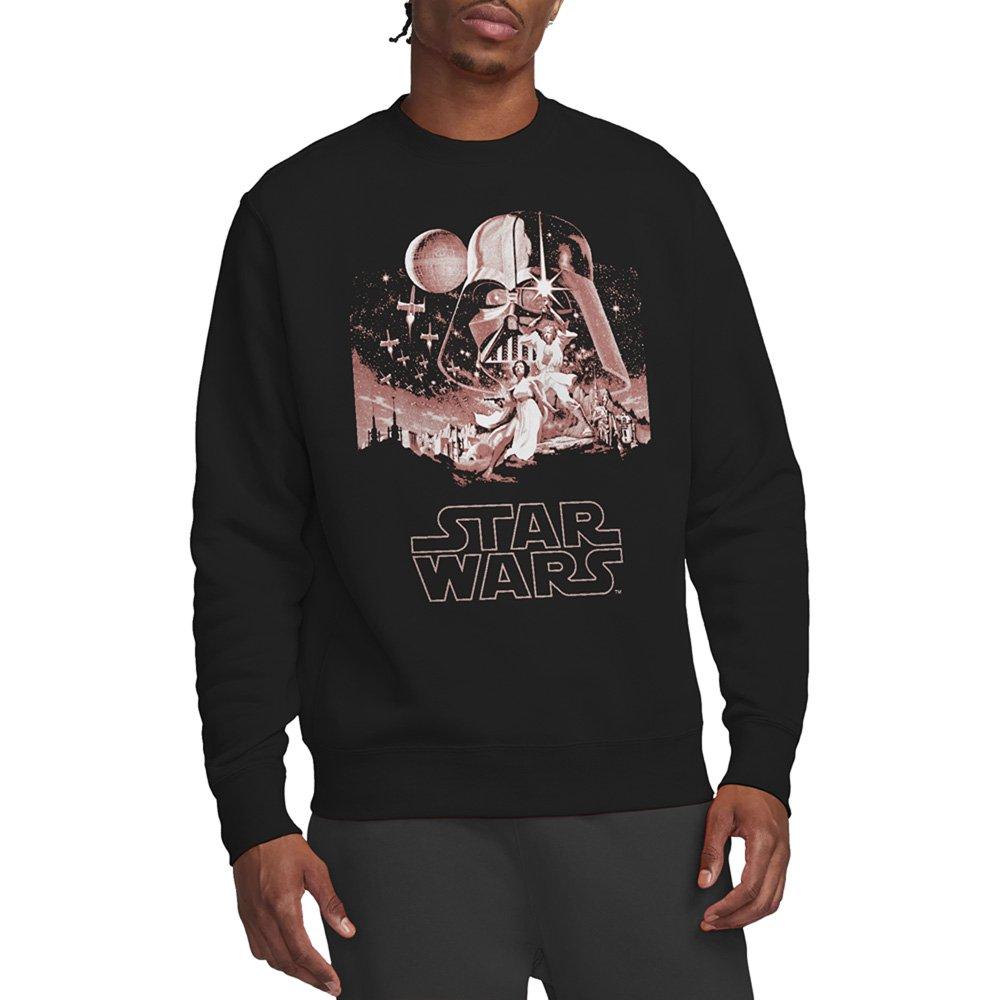 Black - Star Wars - Star Wars Pink Vintage Poster Sweatshirt Black - 1