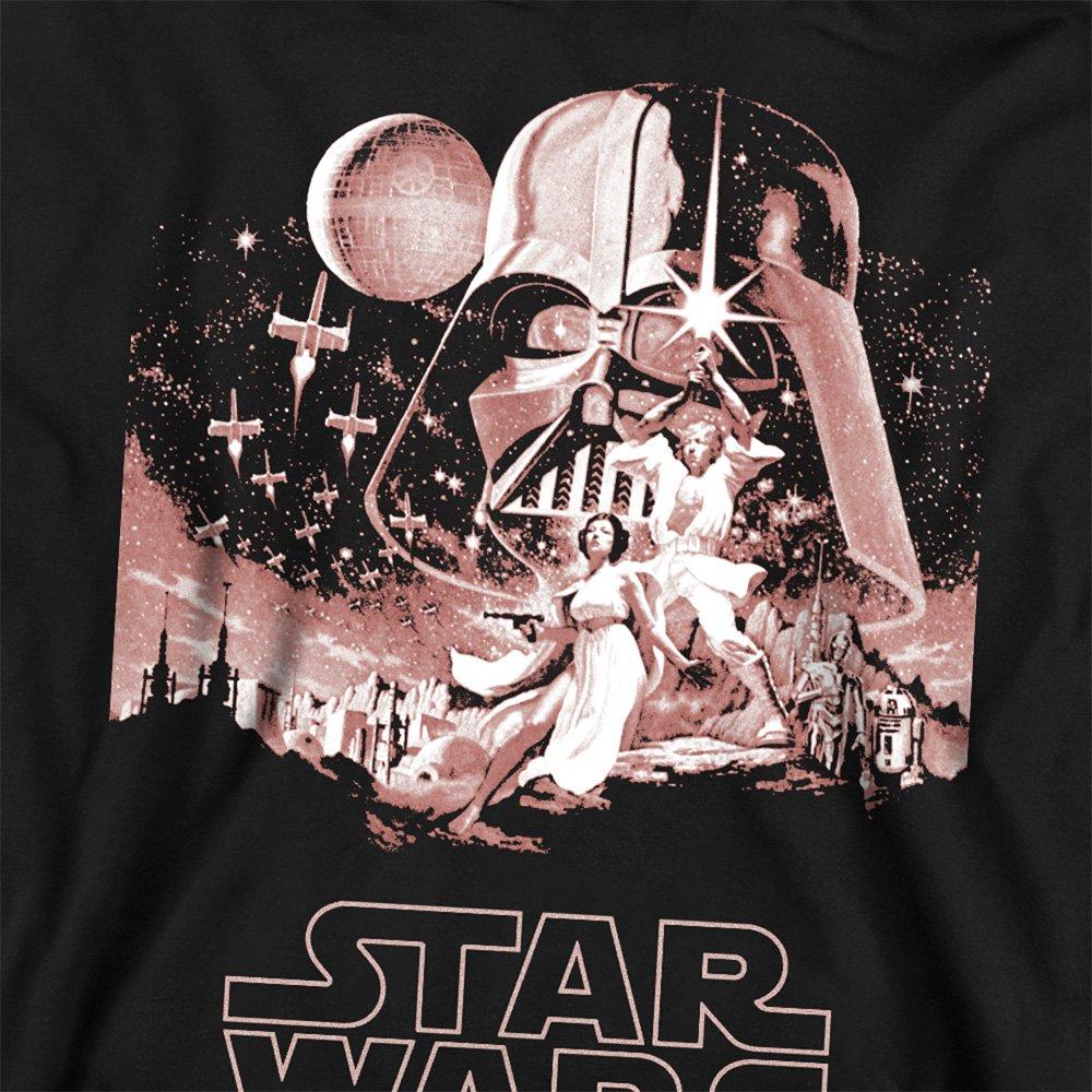 Black - Star Wars - Star Wars Pink Vintage Poster Sweatshirt Black - 2