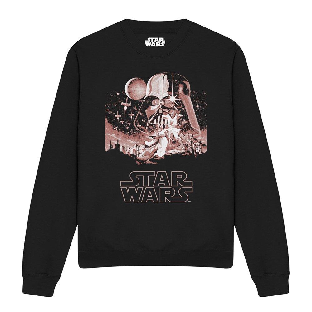 Black - Star Wars - Star Wars Pink Vintage Poster Sweatshirt Black - 4
