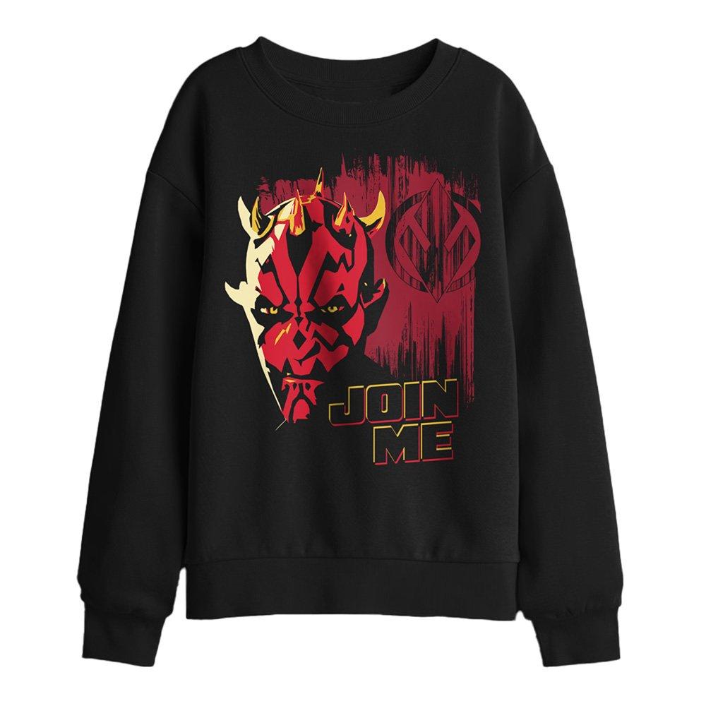 Black - Star Wars - Maul Shadow Lord Sith Join Me Kids Sweatshirt Bla - 1