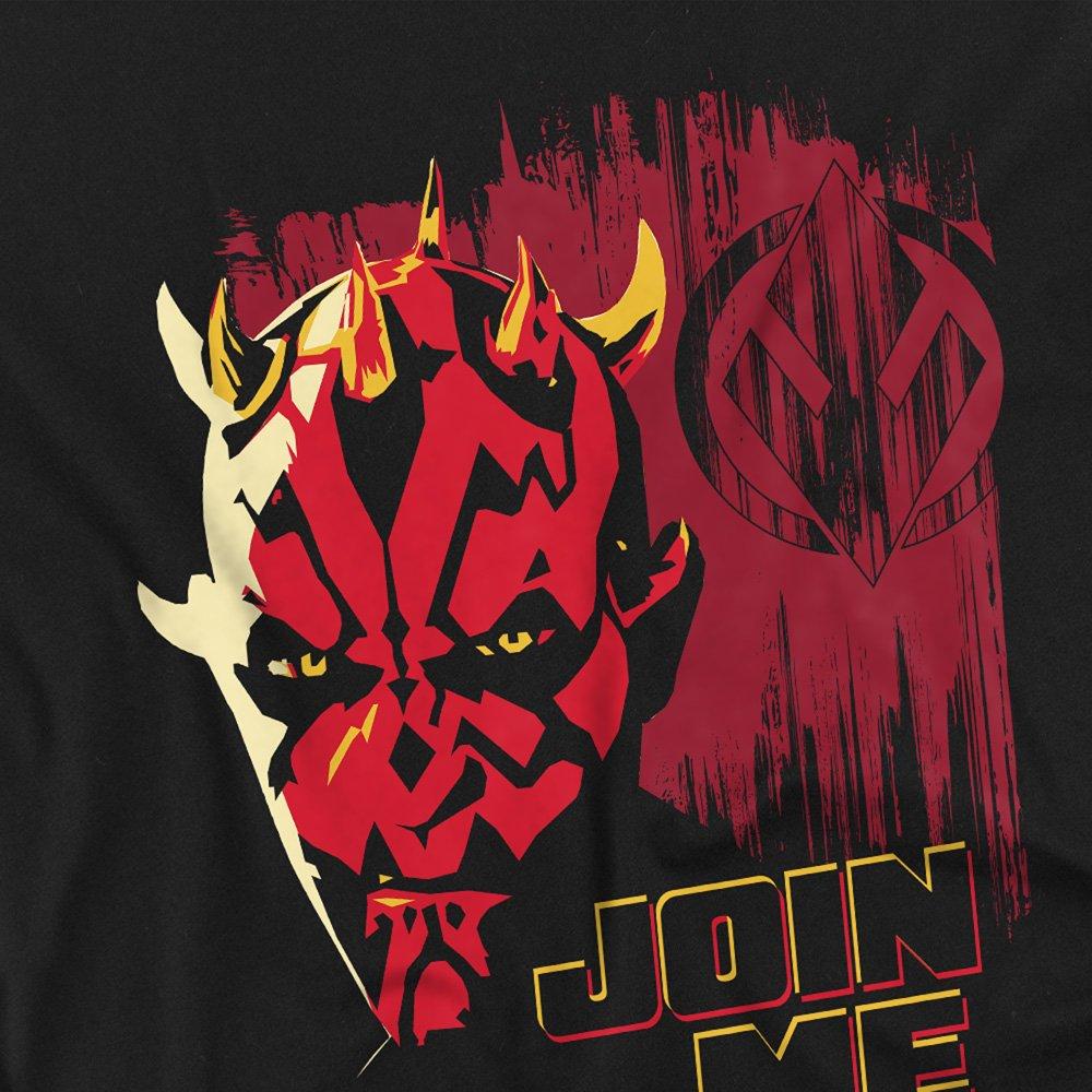 Black - Star Wars - Maul Shadow Lord Sith Join Me Kids Sweatshirt Bla - 2