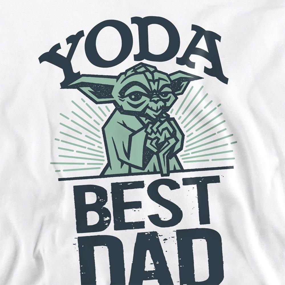 White - Star Wars - Star Wars Fathers Day Yoda Best Dad Sweatshirt - 2