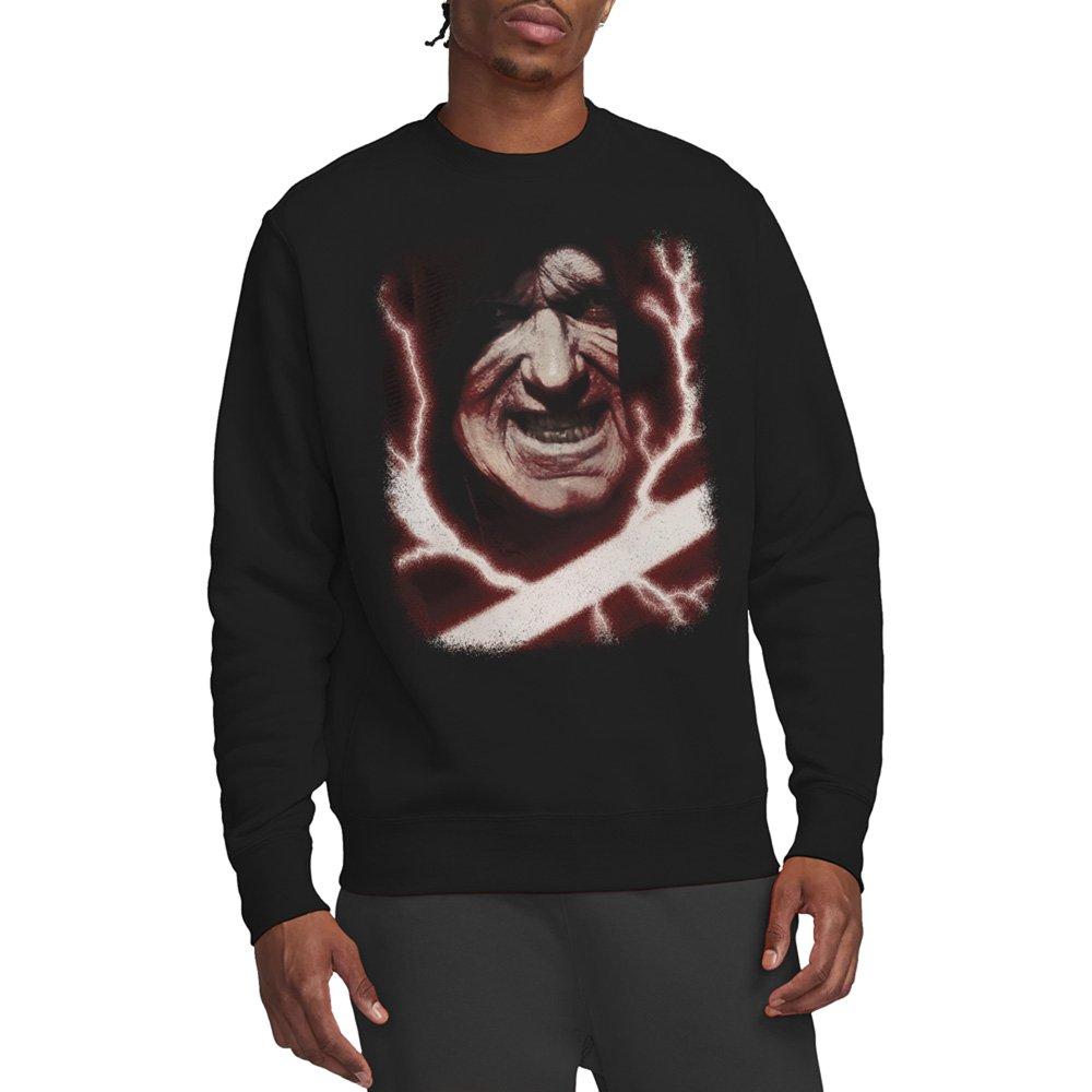 Black - Star Wars - Star Wars Darth Palpatine Large Face Sweatshirt B - 1
