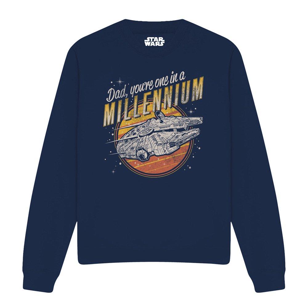 Navy - Star Wars - Star Wars Dad One In A Millennium Vintage Sweatshi - 4