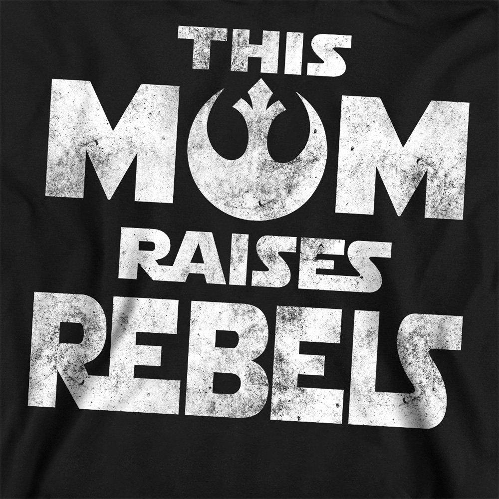 Black - Star Wars - Star Wars Mothers Day Mom Raises Rebels Sweatshir - 2