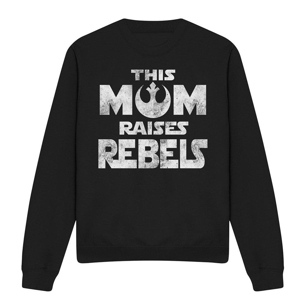 Black - Star Wars - Star Wars Mothers Day Mom Raises Rebels Sweatshir - 4