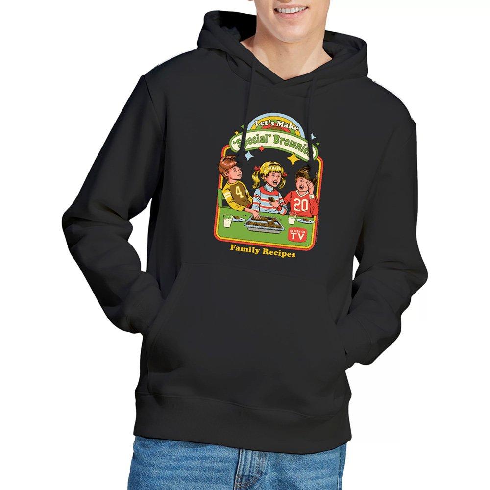 Black - Steven Rhodes - Steven Rhodes LetS Make Brownies Hoodie Black - 1