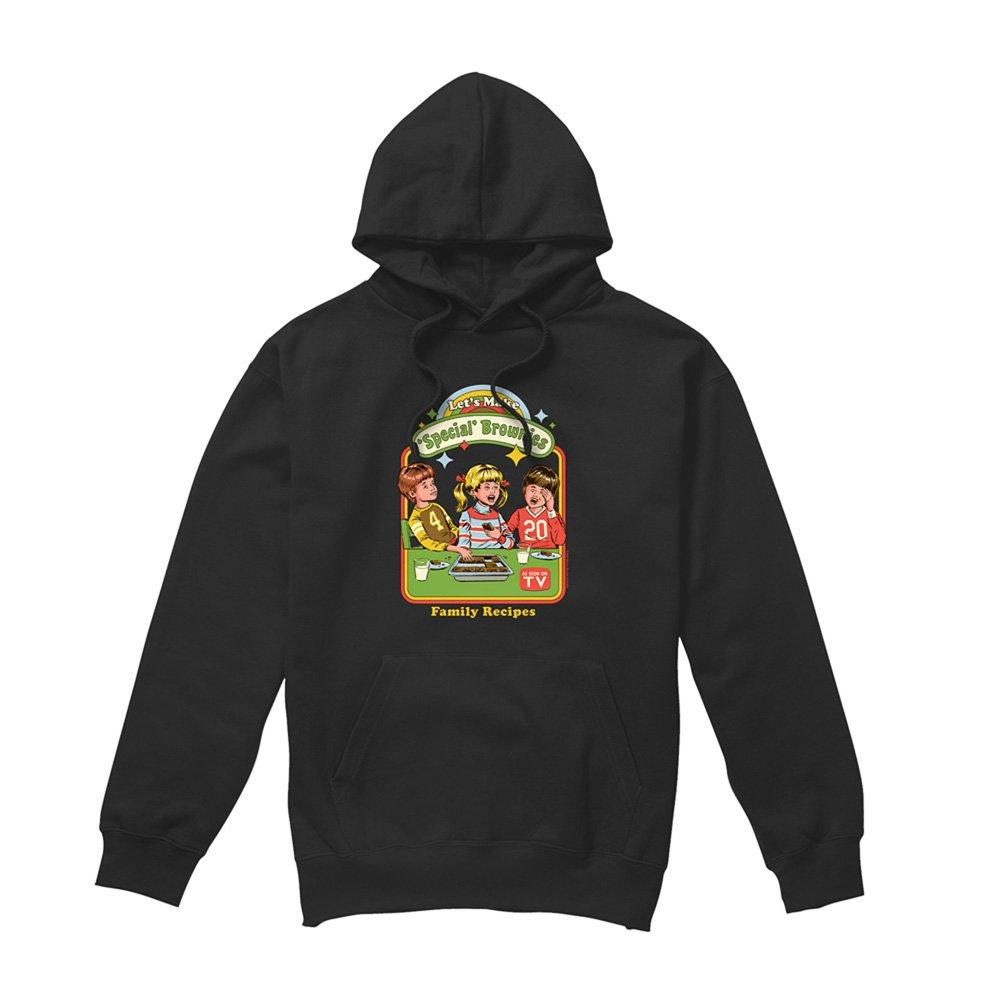 Black - Steven Rhodes - Steven Rhodes LetS Make Brownies Hoodie Black - 4