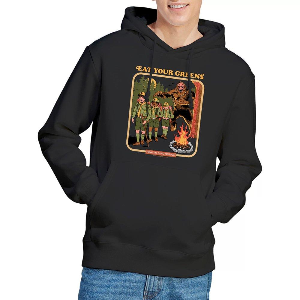 Black - Steven Rhodes - Steven Rhodes Eat Your Greens Hoodie Black - 1