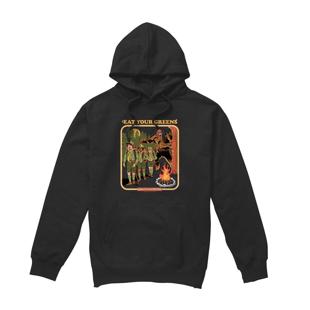 Black - Steven Rhodes - Steven Rhodes Eat Your Greens Hoodie Black - 4