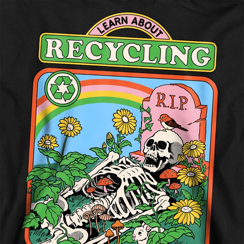 Black - Steven Rhodes - Steven Rhodes Learn About Recycling Sweatshirt Bl - 2
