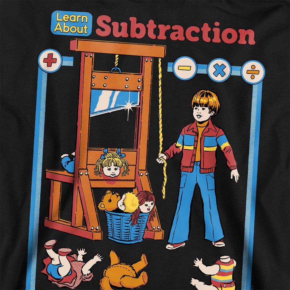 Black - Steven Rhodes - Steven Rhodes Learn About Subtraction Sweatshirt - 2