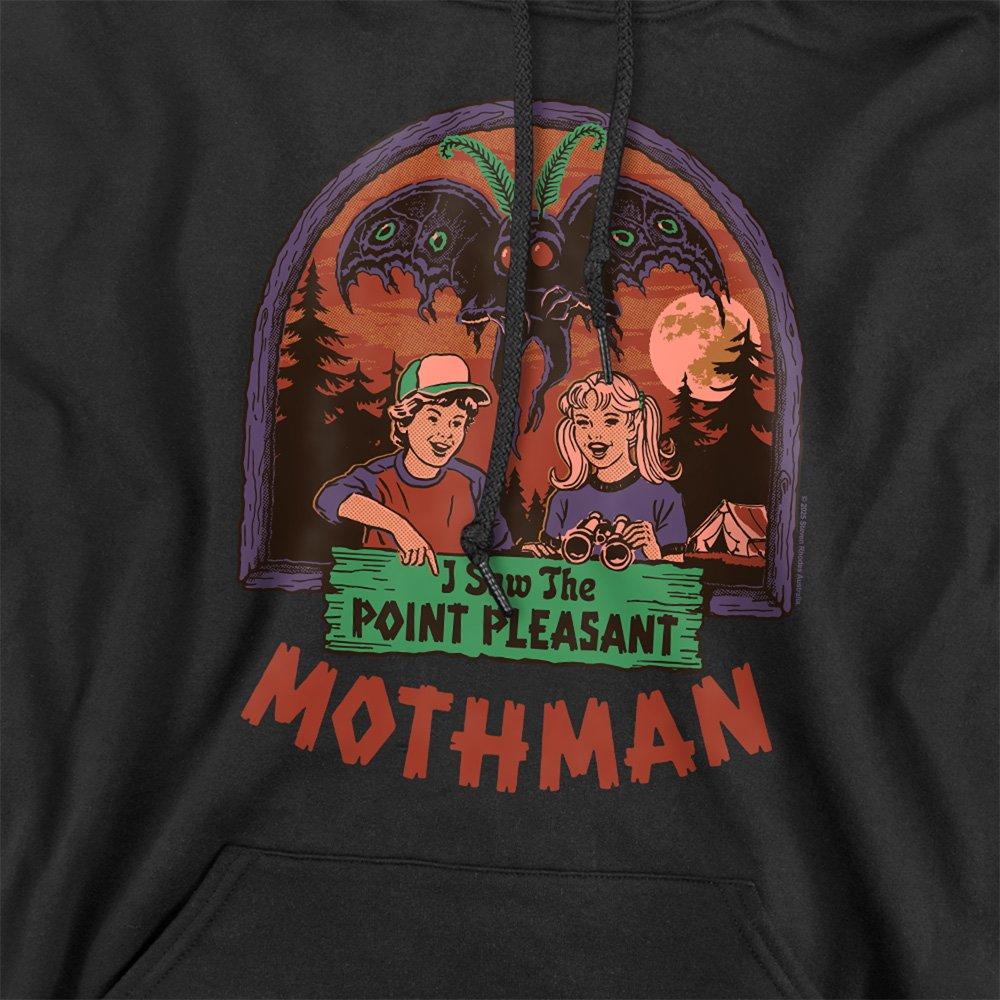Black - Steven Rhodes - Steven Rhodes I Saw The Mothman Hoodie Black - 2