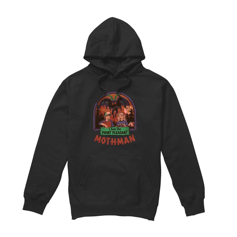 Black - Steven Rhodes - Steven Rhodes I Saw The Mothman Hoodie Black - 4