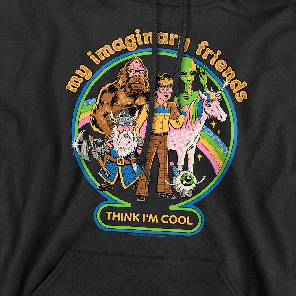 Black - Steven Rhodes - Steven Rhodes My Imaginary Friends Hoodie Black - 2