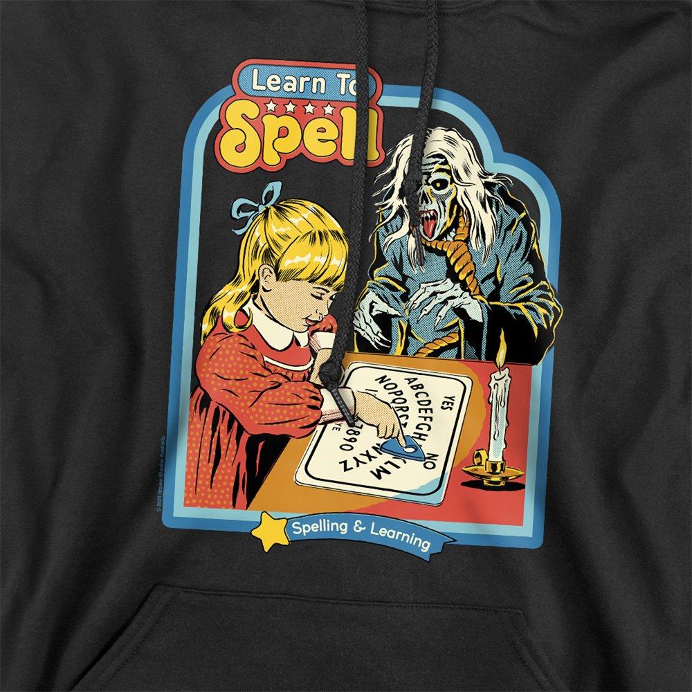 Black - Steven Rhodes - Steven Rhodes Learn To Spell Hoodie Black - 2