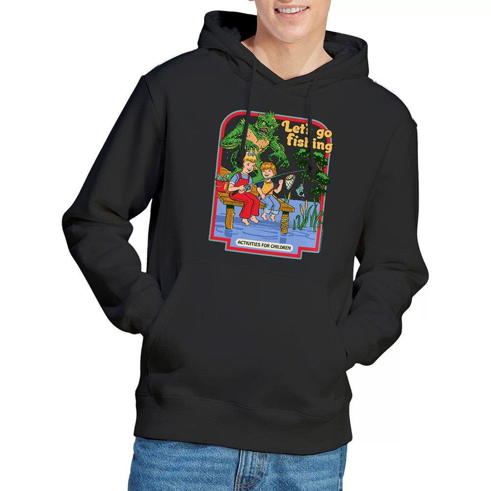 Black - Steven Rhodes - Steven Rhodes LetS Go Fishing Hoodie Black - 1