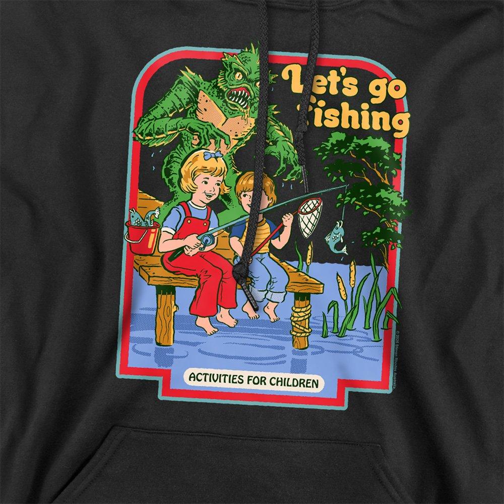 Black - Steven Rhodes - Steven Rhodes LetS Go Fishing Hoodie Black - 2