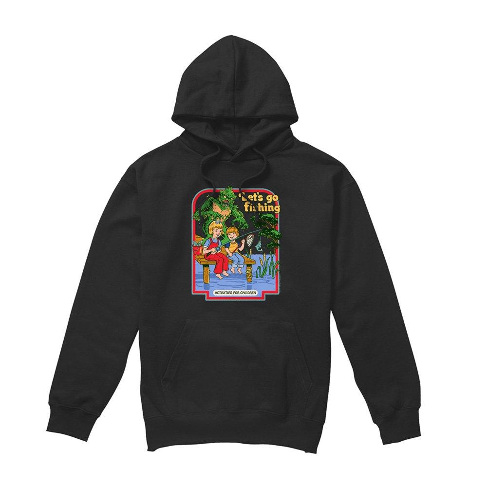 Black - Steven Rhodes - Steven Rhodes LetS Go Fishing Hoodie Black - 4
