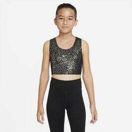 Nike Dri FIT One Big Kids(Girls) Crop Tank