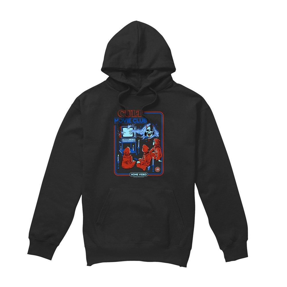 Black - Steven Rhodes - Steven Rhodes Cult Movie Club Hoodie Black - 4