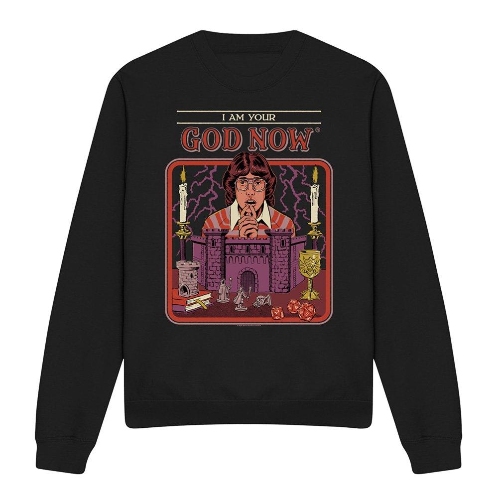 Black - Steven Rhodes - Steven Rhodes I Am Your God Now Sweatshirt Black - 4