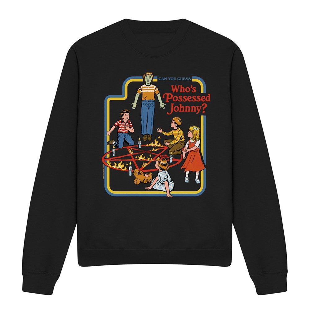Black - Steven Rhodes - Steven Rhodes WhoS Possessed Johnny Sweatshirt B - 4