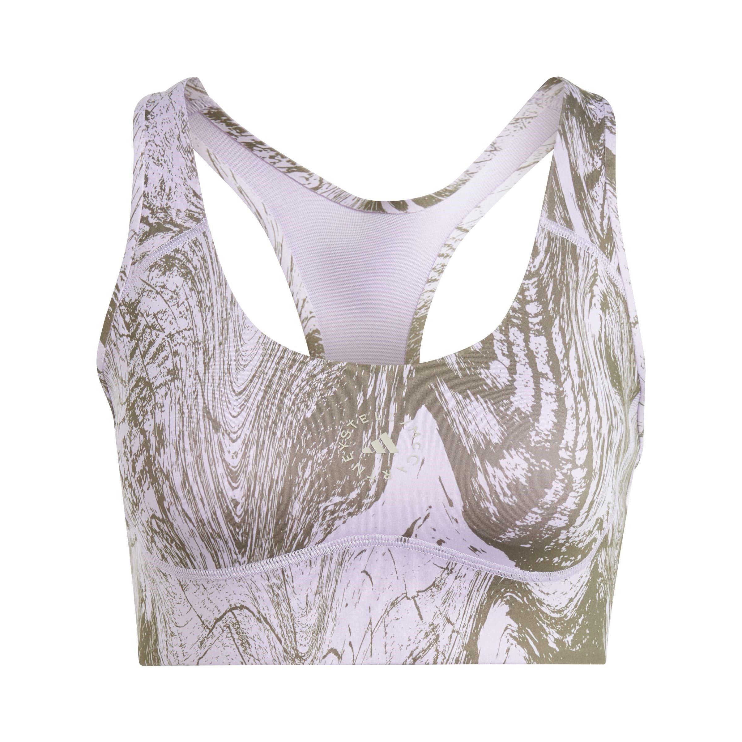 purple/olive - adidas by Stella McCartney - Women's True Purpose Power Medium Impact Sports Bra - 11