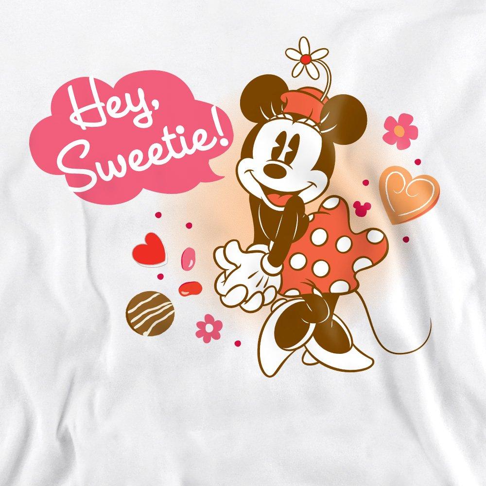 White - Minnie Mouse - Minnie Mouse Vintage Valentines Day Hey Sweetie! - 2