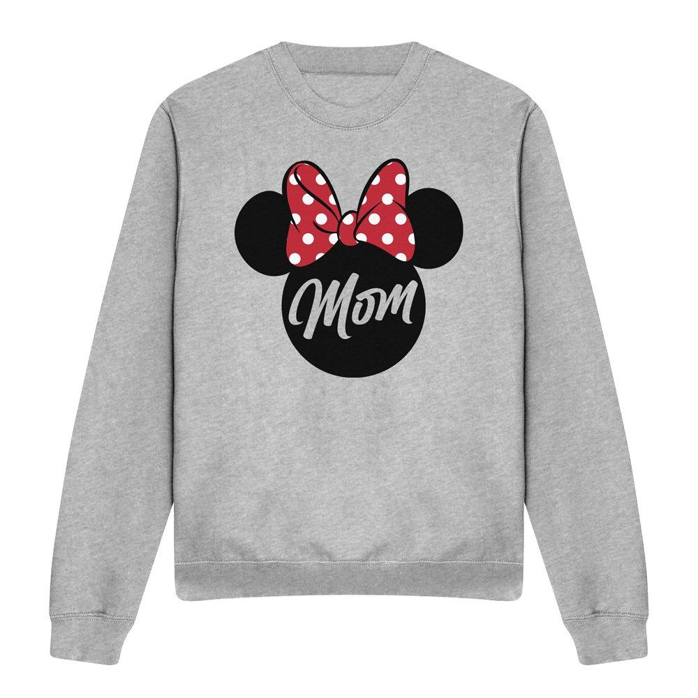 Light Grey - Minnie Mouse - Minnie Mouse Mothers Day Mom in Ears Sweatshirt L - 4