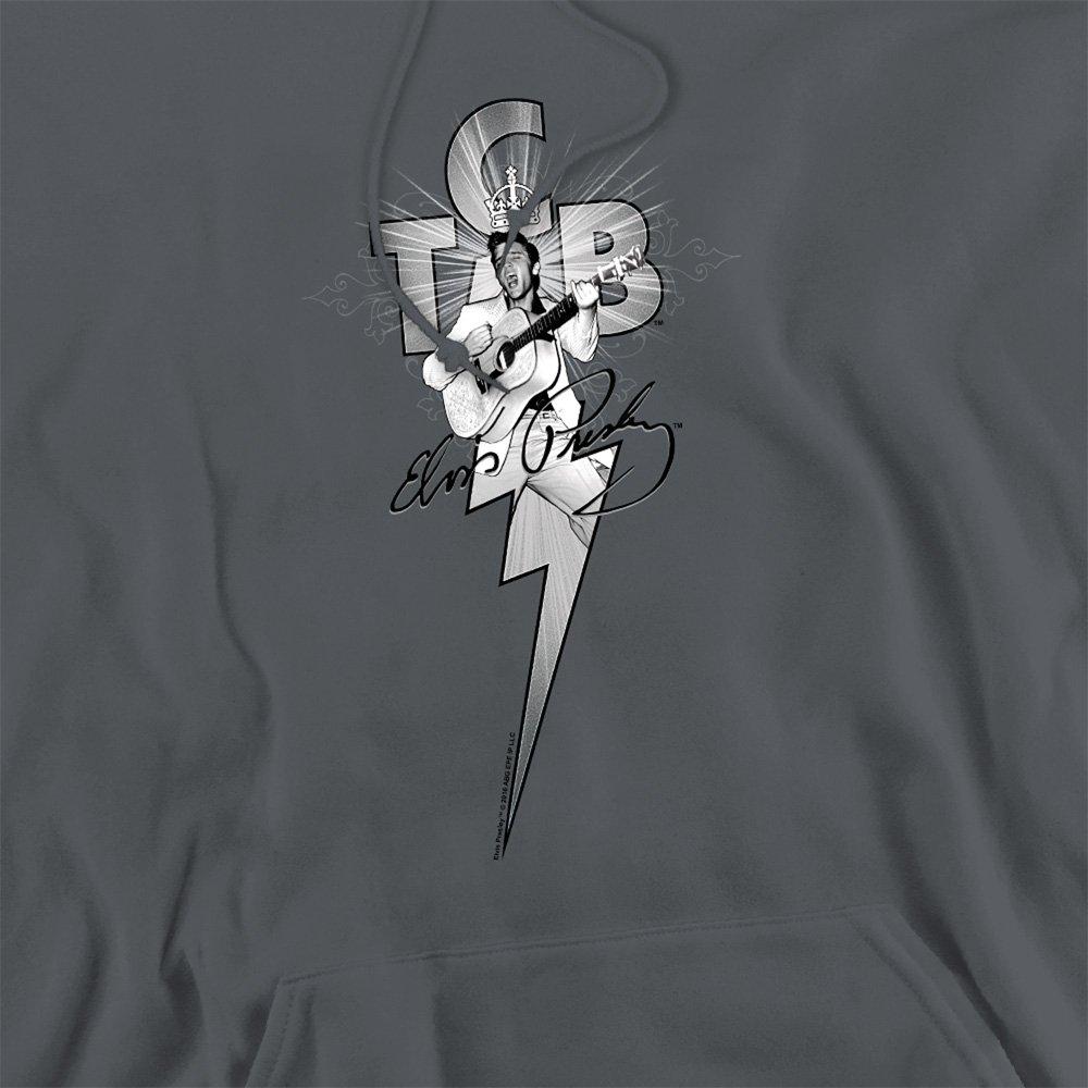 Charcoal - Elvis Presley - Elvis Presley Tcb Ornate Hoodie Charcoal - 2