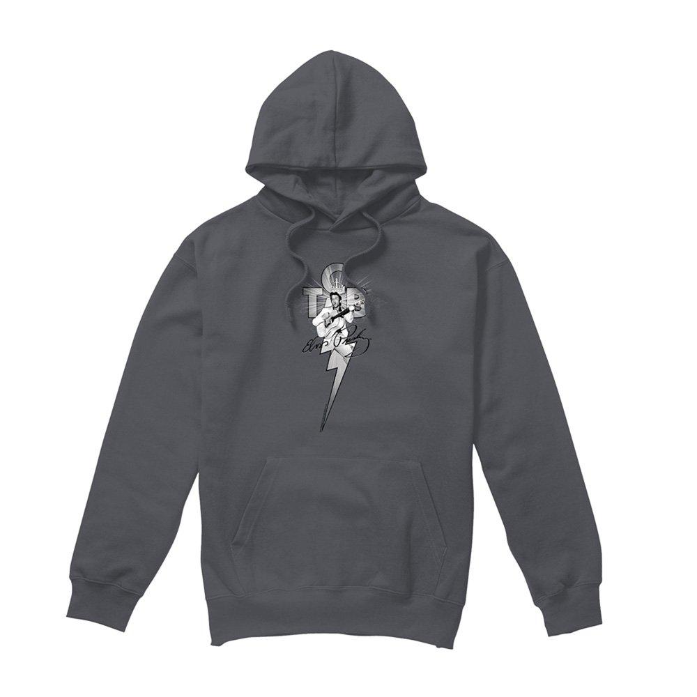 Charcoal - Elvis Presley - Elvis Presley Tcb Ornate Hoodie Charcoal - 4