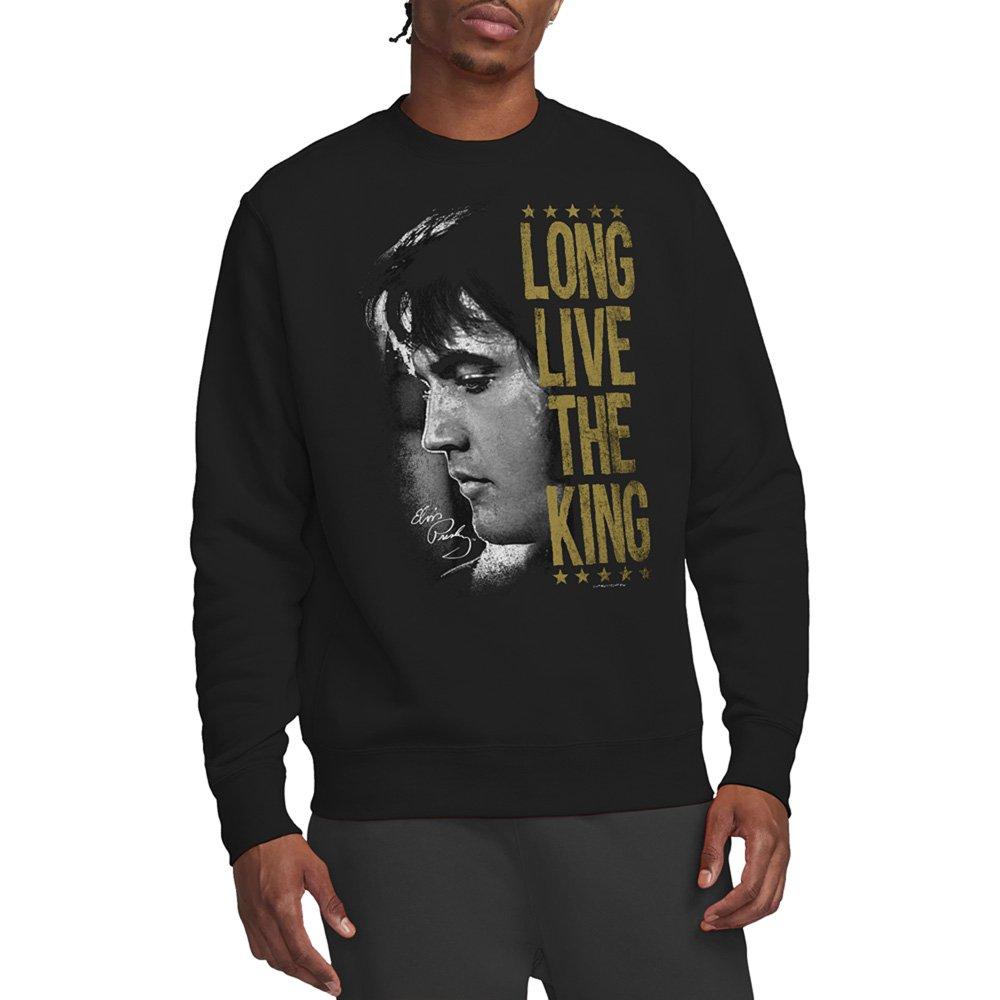 Black - Elvis Presley - Long Live The King Sweatshirt Black - 1