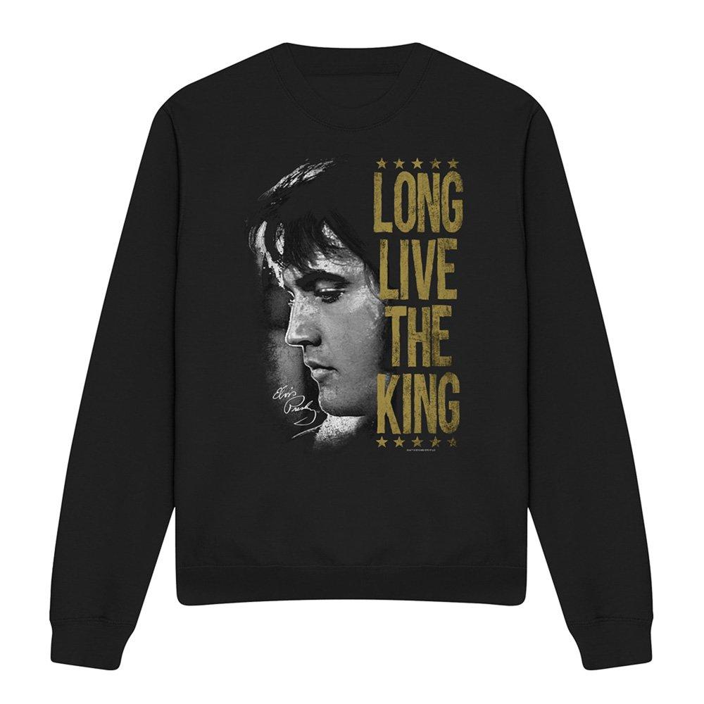 Black - Elvis Presley - Long Live The King Sweatshirt Black - 4