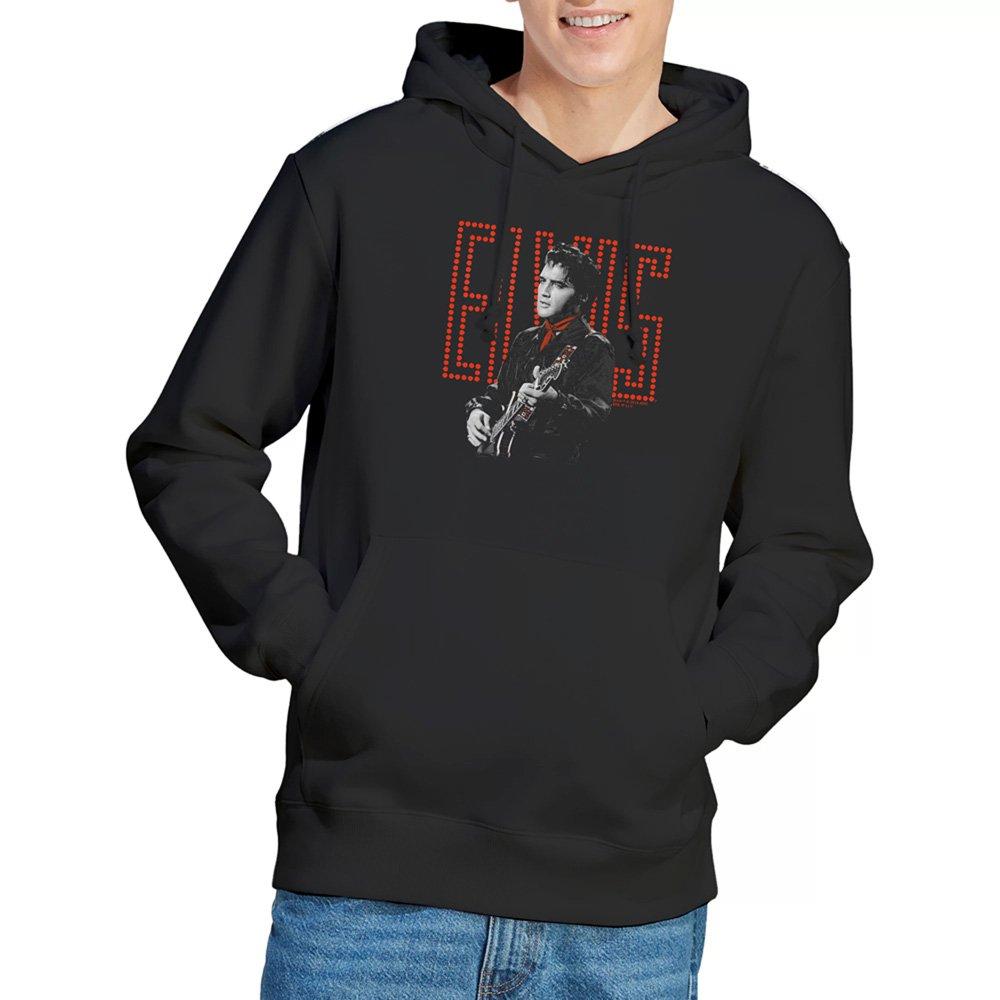 Black - Elvis Presley - Elvis Presley Red Guitarman Hoodie Black - 1