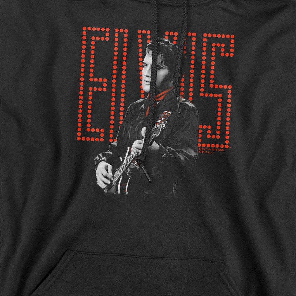 Black - Elvis Presley - Elvis Presley Red Guitarman Hoodie Black - 2