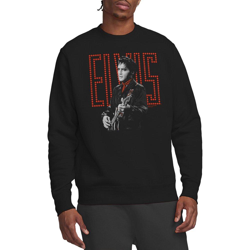 Black - Elvis Presley - Elvis Presley Red Guitarman Sweatshirt Black - 1