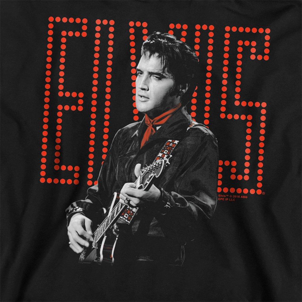 Black - Elvis Presley - Elvis Presley Red Guitarman Sweatshirt Black - 2