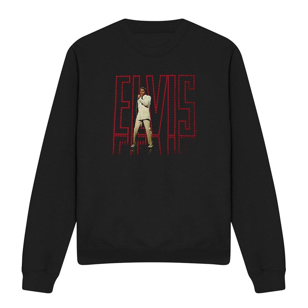Black - Elvis Presley - Elvis Presley Elvis 68 Album Sweatshirt Black - 4